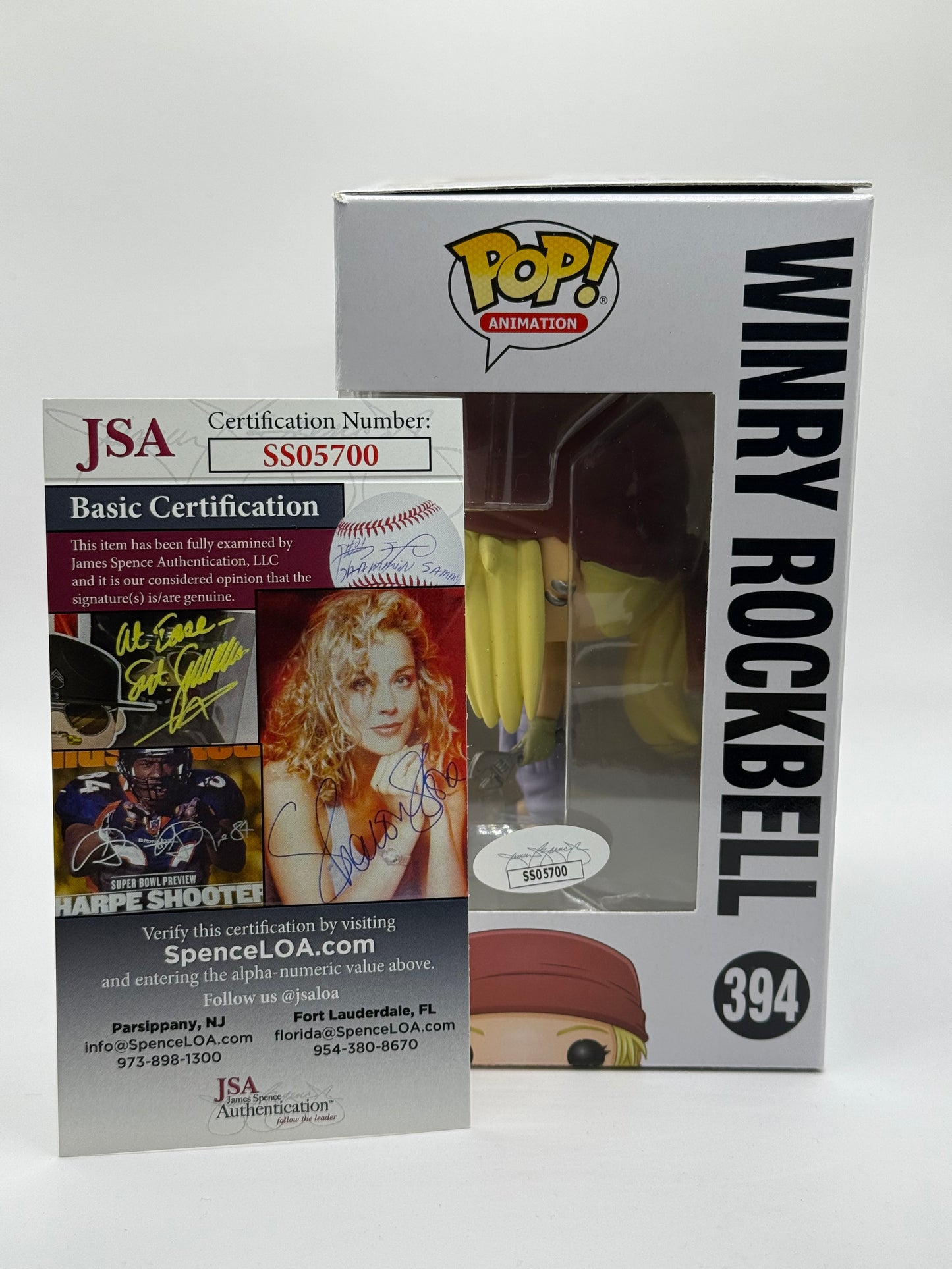 Full Metal Alchemist Winry Rockbell #394! 7BAP Signature Series Funko Pop Signed by Caitlin Glass