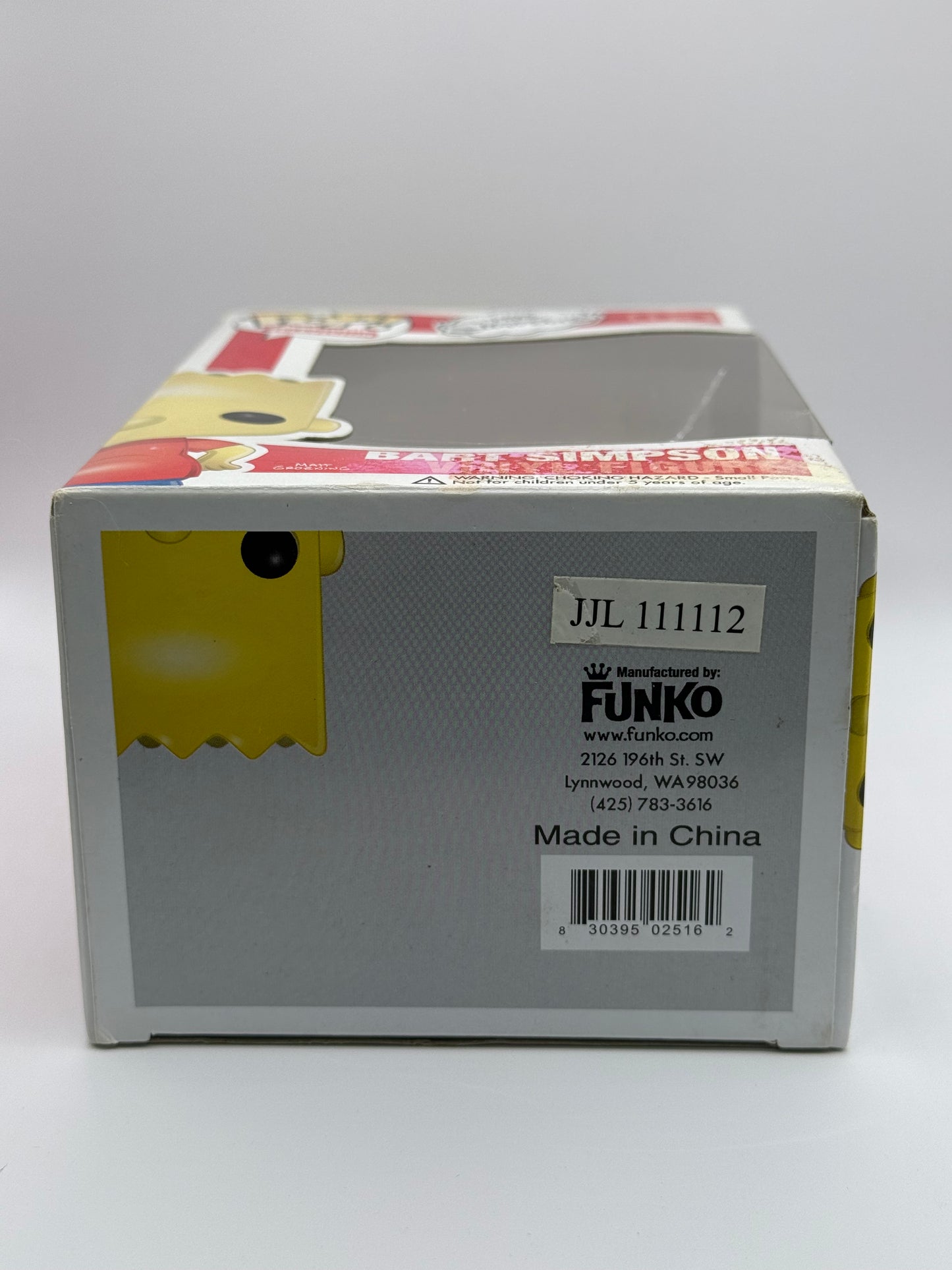 Funko Pop! Vinyl: The Simpsons - Bart Simpson #03 DAMAGED