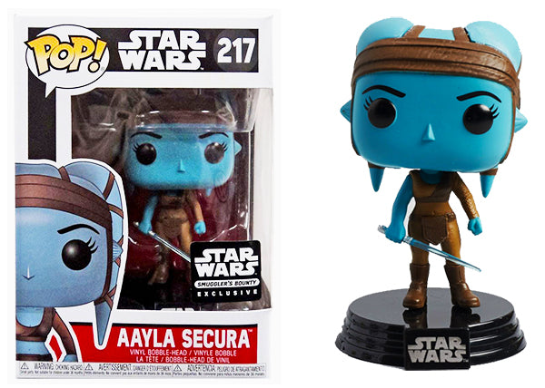 Funko Pop Star Wars - Aayla Secura #217 - Smugglers Bounty Exclusive