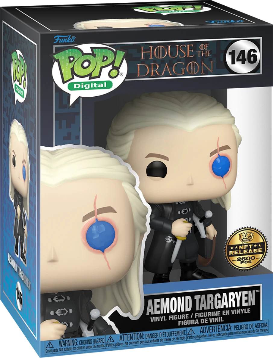 Funko Pop! Digital: House of the Dragon - Aemond Targaryen #146 LE2600