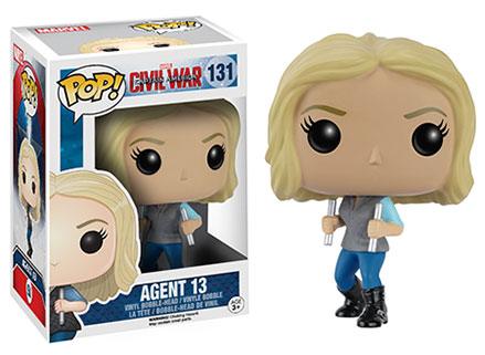 Funko Pop! Vinyl: Marvel Civil War Captain America - Agent 13 #131