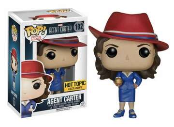 Funko Pop! Marvel Agent Carter with Gold Orb Hot Topic Exclusive #102