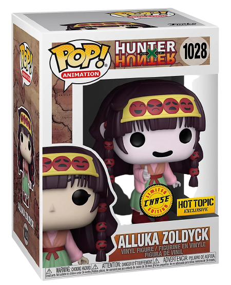 Funko POP! Hunter X Hunter ALLUKA ZOLDYCK CHASE 1028 Hot topic LE HxH Anime