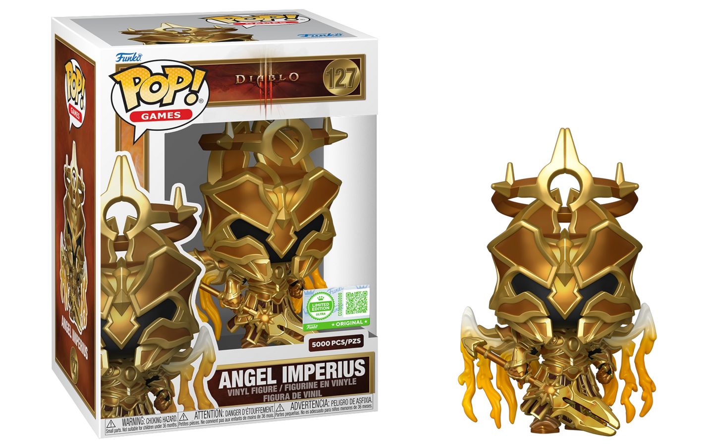 Funko Pop! Vinyl Diablo III Angel Imperius #127 LE 5000 Hard Stack