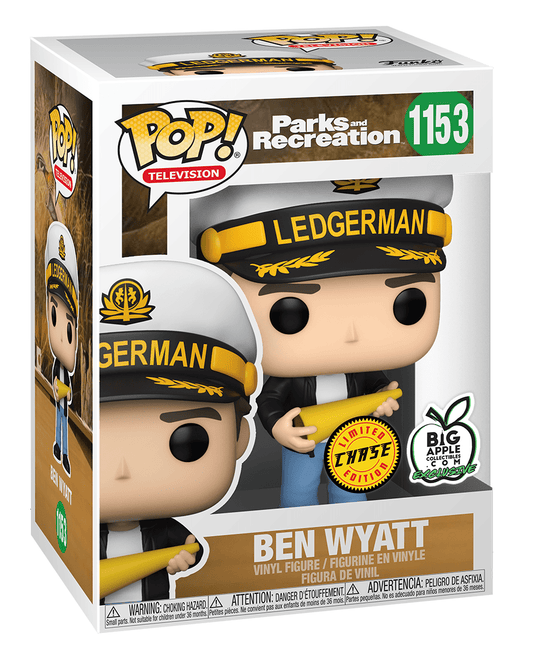 CHASE Funko Pop! Television Ledgerman BEN WYATT #1153 Parks & Recreation