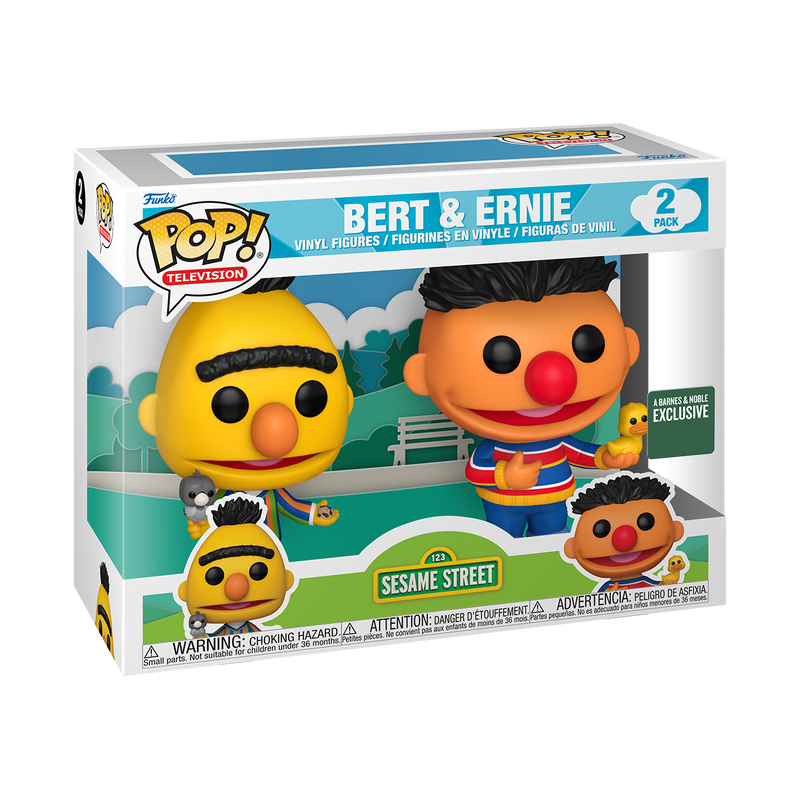 Funko Pop! Sesame Street - Bert & Ernie 2-Pack - Barnes and Noble Exclusive