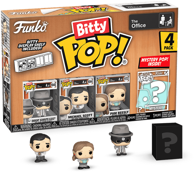 Funko Pop! Vinyl Figures - The Office Dwight Schrute as Scranton Strangler Funko Bitty Pop! Mini-Figure 4-Pack
