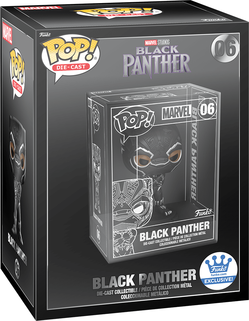 Funko Pop Black Panther Die-Cast Funko Exclusive #06 Sealed