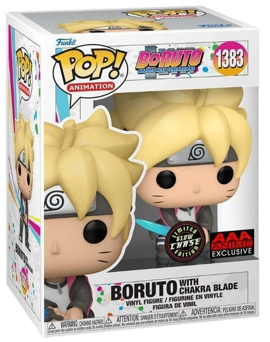 Funko POP! Boruto #1383 Boruto W/ Chakra Blade AAA Exclusive GLOW CHASE