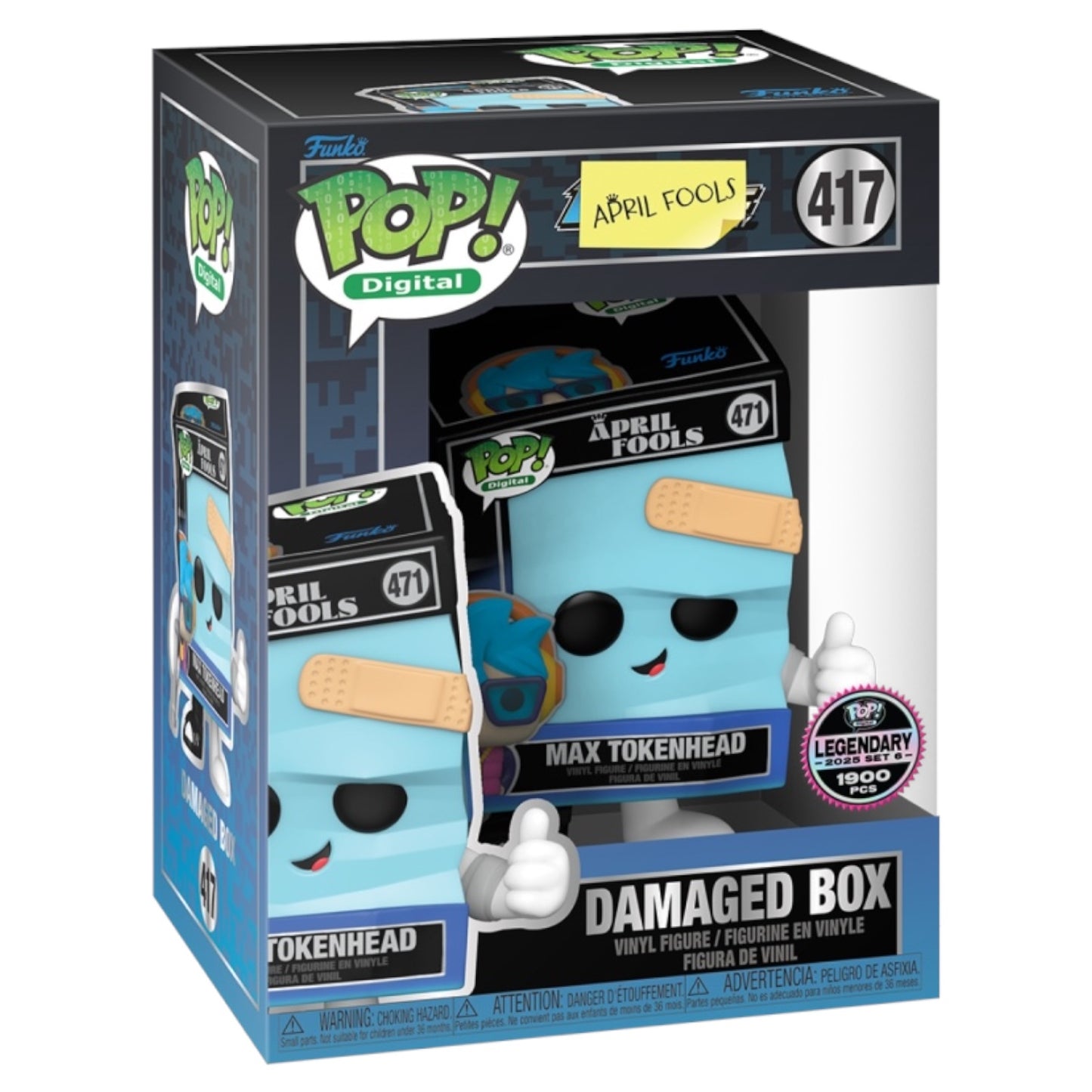 Funko Pop! Vinyl: Digital April Fools - Damaged Box Series 2