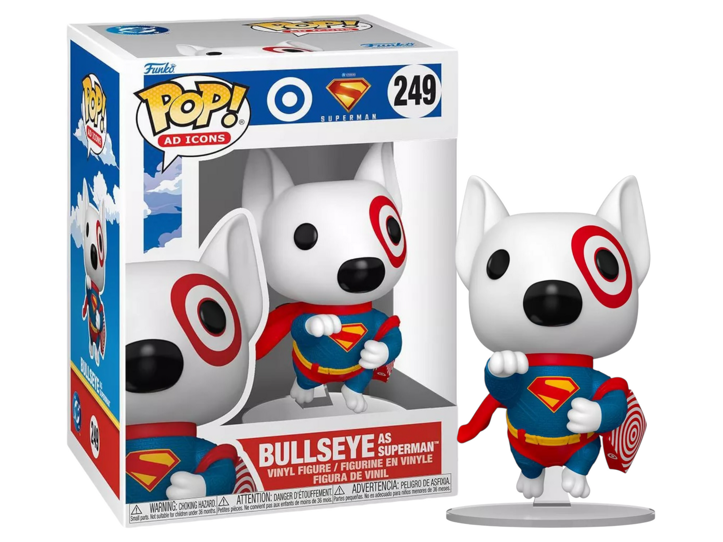 Funko Pop! Ad Icons: Bullseye As Superman #249 Target Exclusive