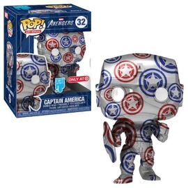 Funko Pop! - CAPTAIN AMERICA 32 (Art Series) Marvel Hard Stack Target Exclusive