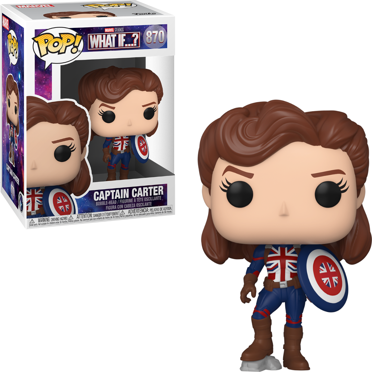 Funko POP!: Marvel What If...? - Captain Carter #870