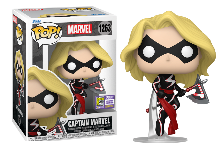 2023 SDCC Funko POP! Marvel CAPTAIN MARVEL Official CON STICKER 1263