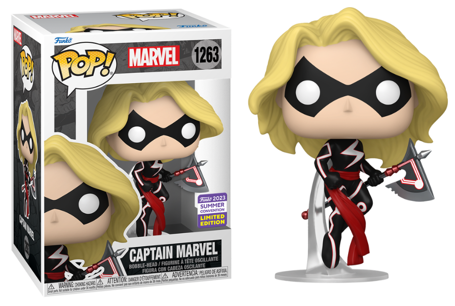 Funko Pop! Marvel Captain Marvel Bobble-Head Funko 2023 Summer Convention #1263