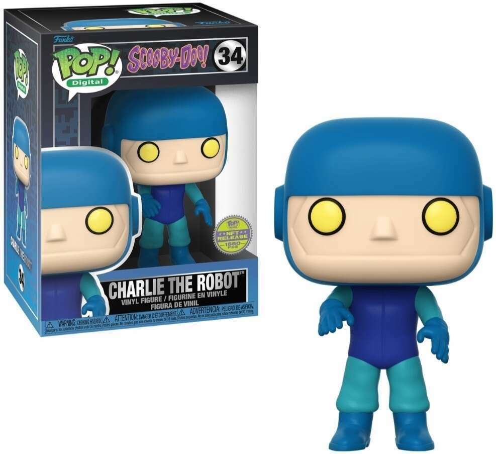 Funko Pop! Vinyl: Scooby-Doo - Charlie the Robot (Digital Pop! Release)