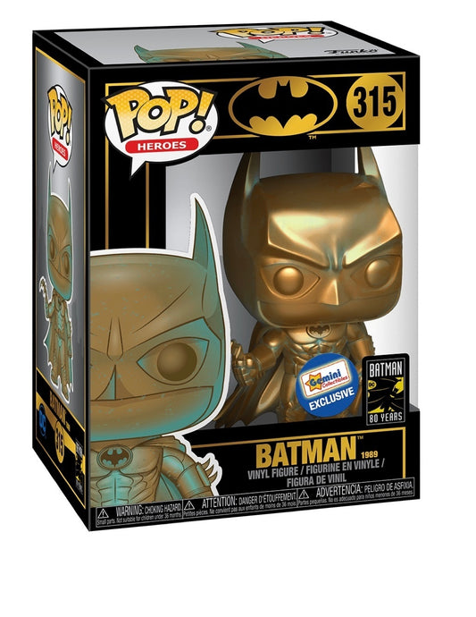 Funko POP! DC Comics Batman 80th Anniversary: Bronze Patina Batman (1989) Gemini Collectibles Exclusive Vinyl Figure