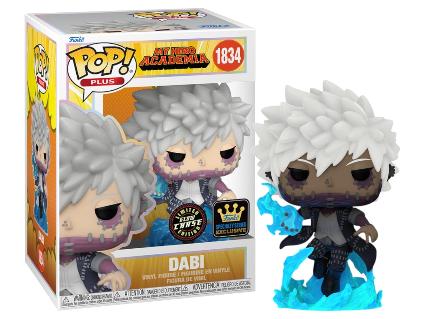 Funko Pop! Plus: MHA - Dabi (GITD) CHASE #1834 - Specialty Series