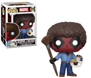 Funko Pop! Vinyl: Marvel - Deadpool as Bob Ross #319