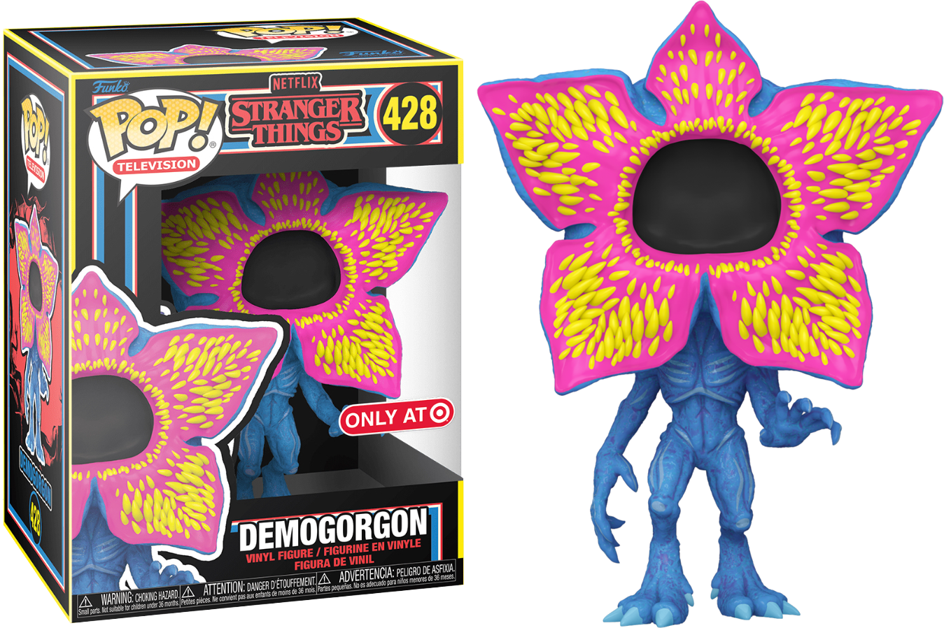 Funko Pop! Stranger Things Demogorgon Blacklight Target #428