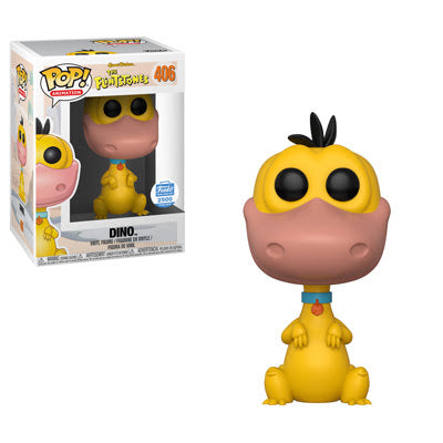 Funko Pop! The Flintstones - Dino #406 - (Yellow) - Funko Shop 2500 PC
