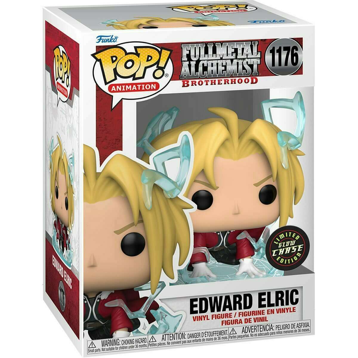 Funko Pop #1176 Edward Elric GITD Glow Chase - Fullmetal Alchemist Brotherhood