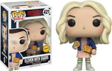 Funko Pop: Stranger Things: Eleven with Eggos #421 (with Box) Chase Edition