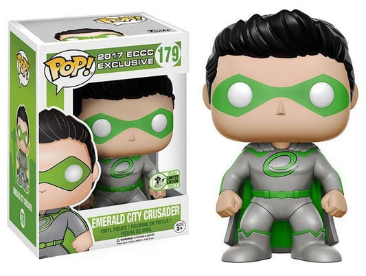 Funko Pop! 2017 ECCC Emerald City Crusader Figure New in Box Vaulted