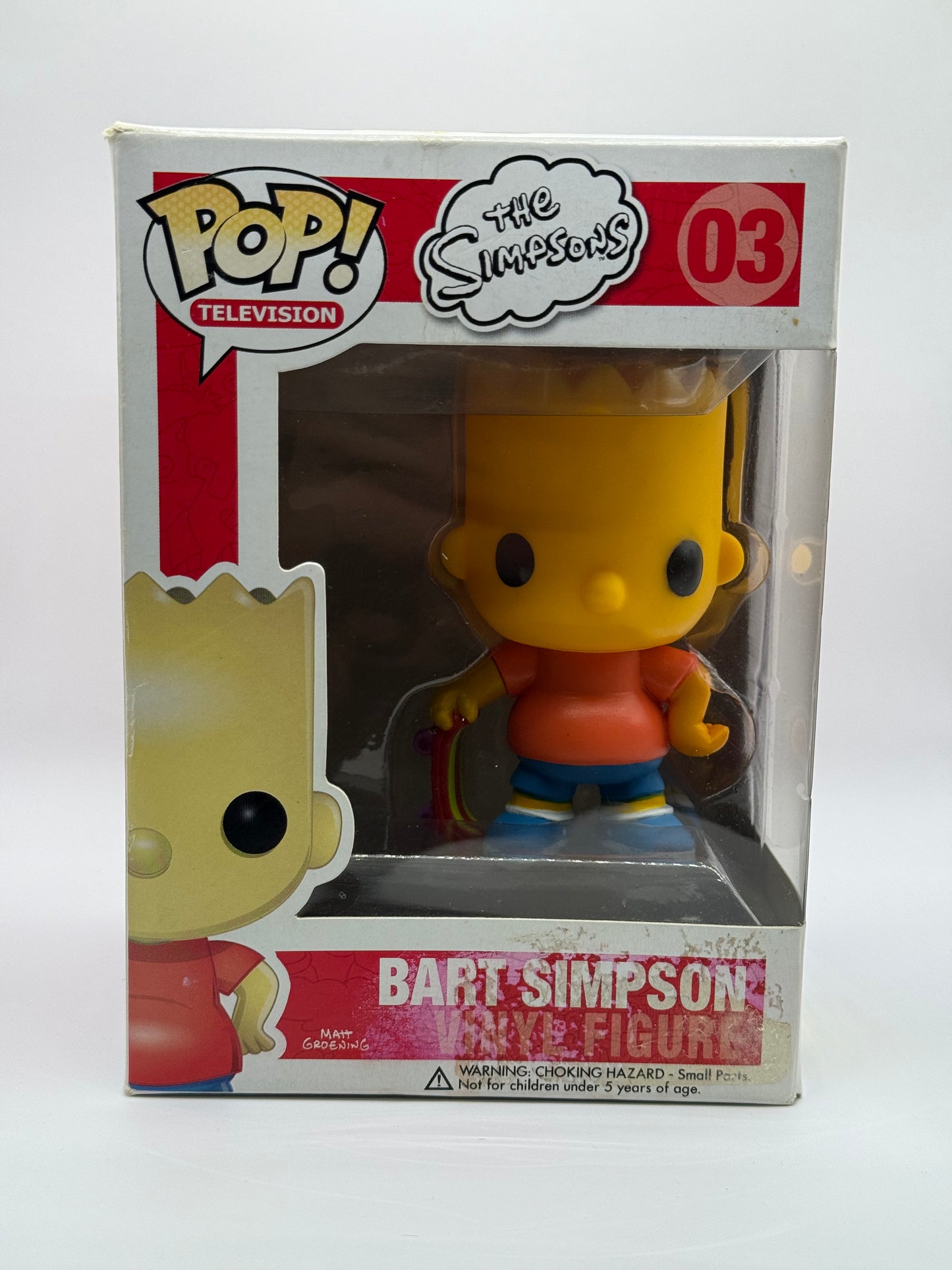 Funko Pop! Vinyl: The Simpsons - Bart Simpson #03 DAMAGED