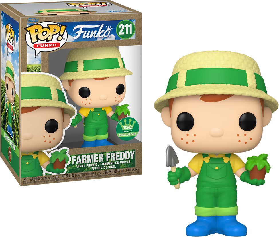 Funko Pop! Farmer Freddy #211 Shop Exclusive Earth Day Vinyl Figure