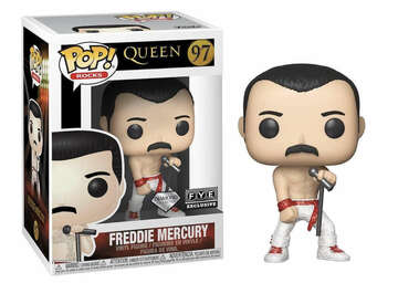 Funko Pop! 97 FREDDIE MERCURY DIAMOND COLLECTION FYE Exclusive