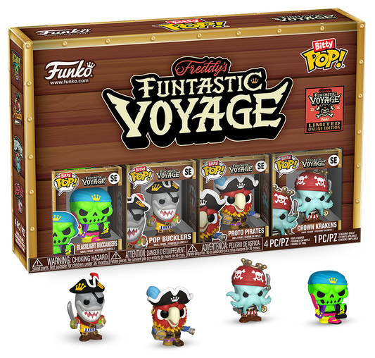 Funko Funtastic Voyage Bitty Pop 4-Pack Pirate Freddy SE (3400 PCS) Show Exclusi