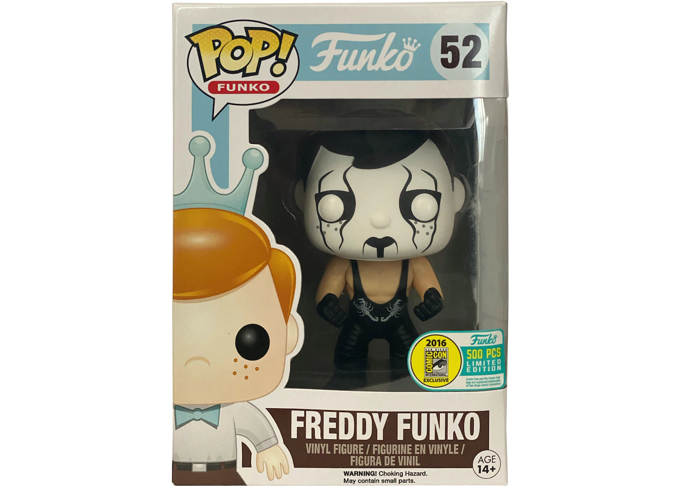 Funko POP! Freddy Funko as Sting 2016 SDCC 500 Pieces #52 Exclusive