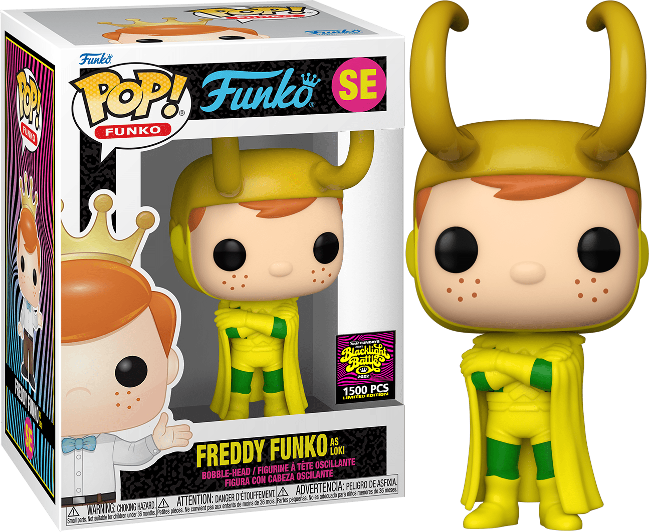 Funko Pop! 2022 SDCC Fundays Freddy Funko as Loki LE 1500
