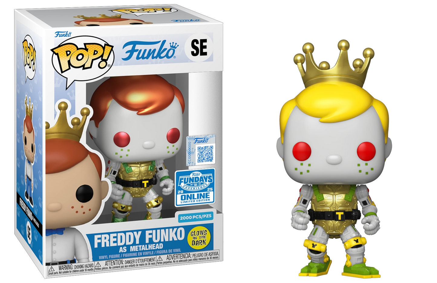 Funko Pop! Vinyl: Freddy Funko - Freddy Funko as Metalhead 3000 Pcs