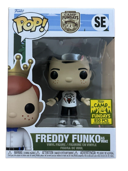 Funko Pop! SDCC 2023 Camp Fundays Freddy As Mike (Stranger Things) 850 Pcs