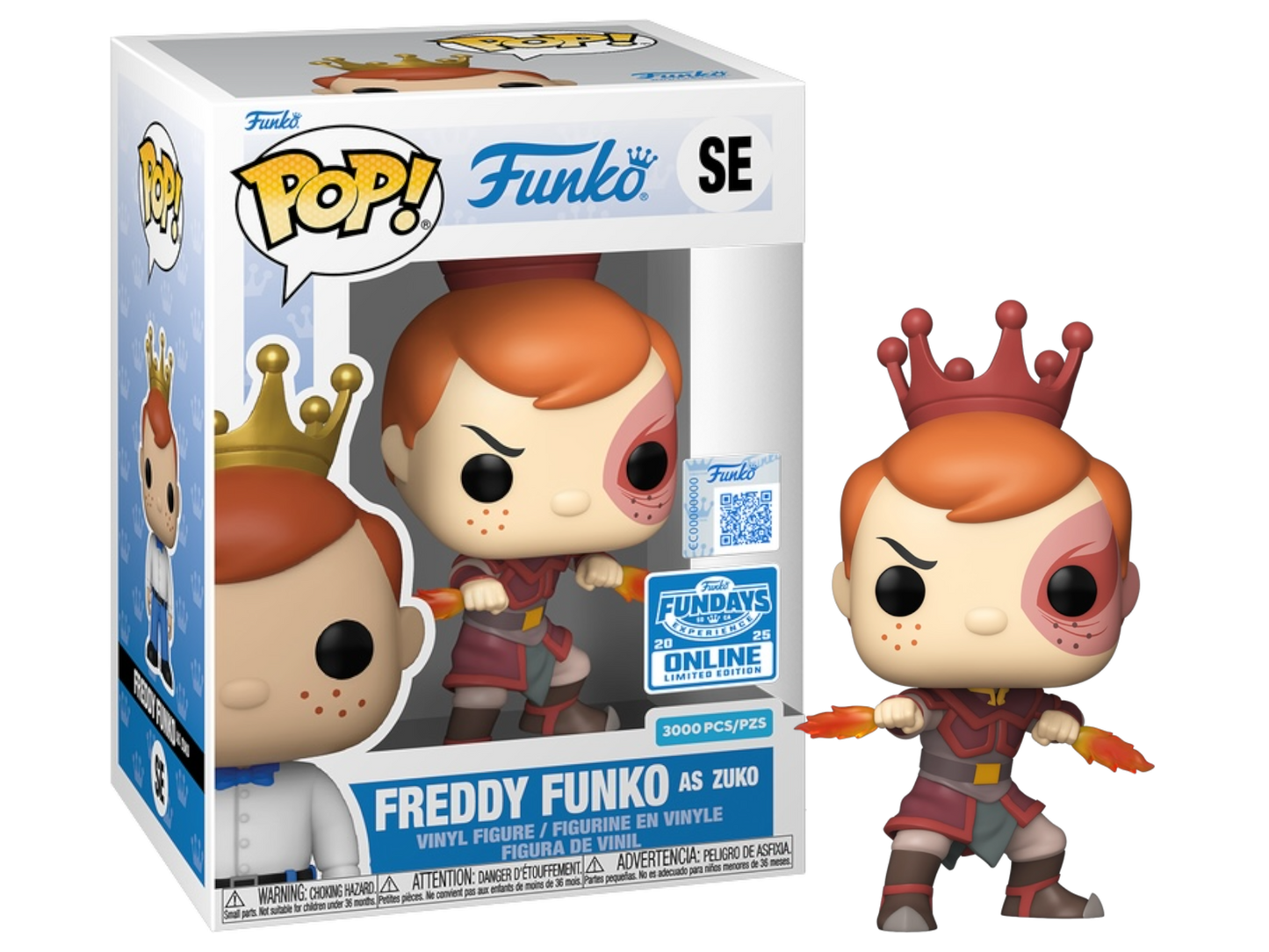 Funko Pop! Freddy Funko as Zuko LE 3000 Fundays 2025 Avatar Last Airbender