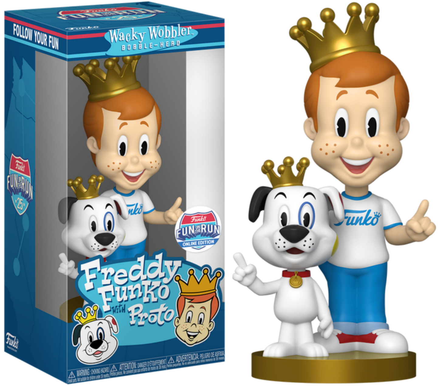 Freddy Funko & Proto-Fun On The Run Funko Shop Exclusive wacky wobbler