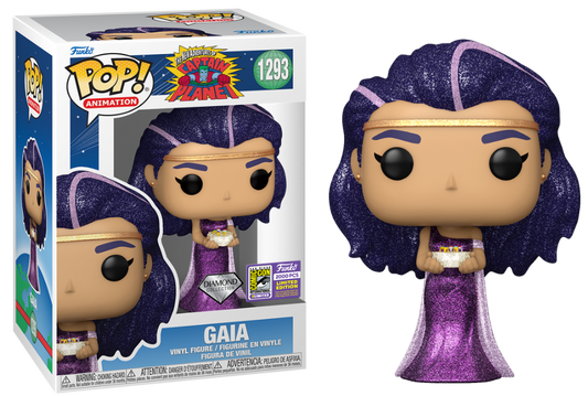 Funko Pop! Adventures of Captain Planet - SDCC Diamond - Gaia #1293 LE 2000