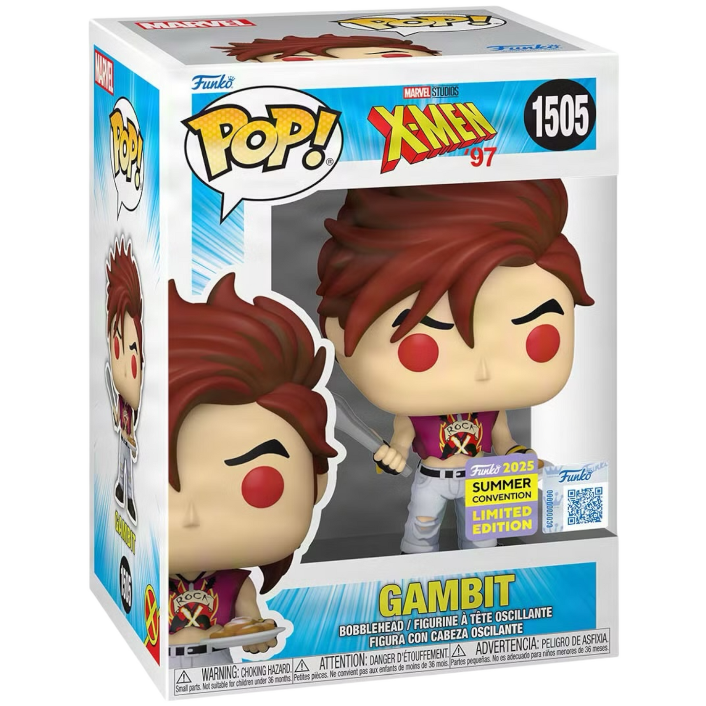 Funko Pop Marvel X-Men 97' Gambit #1505 Summer 2025 Limited Edition