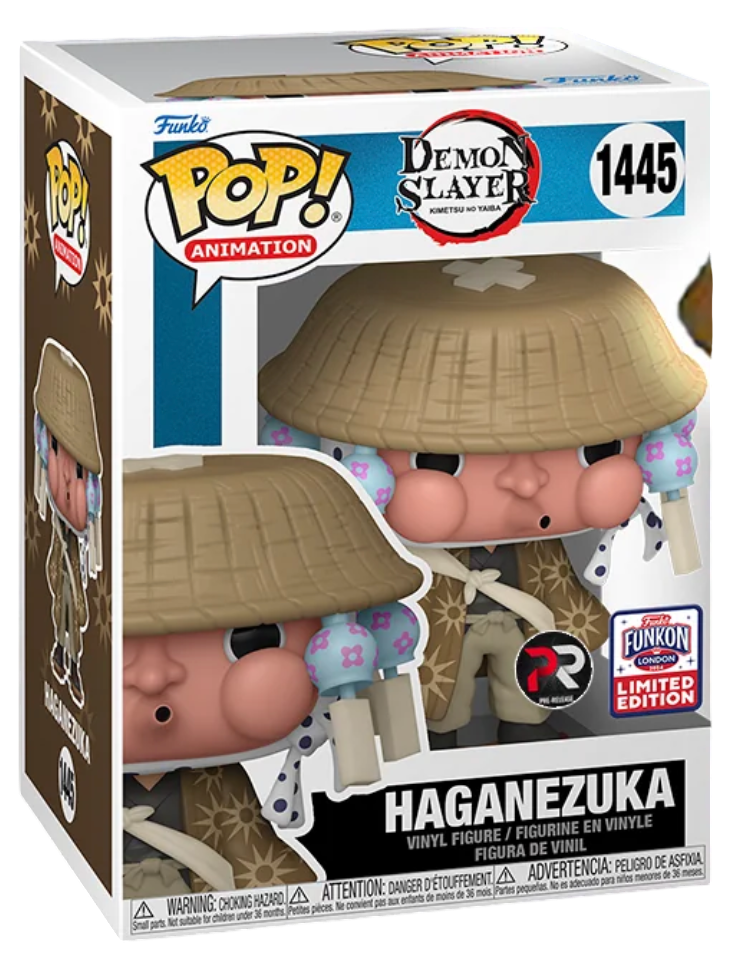 Demon Slayer Haganezuka #1445 Funkon London 2024 Pre-Release CCE LE Funko Pop