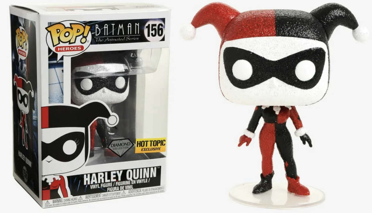 Funko Pop: Batman Animated Series - Harley Quinn #156 Diamond Hot Topic Exclusive