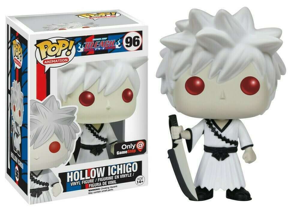Funko Pop! Vinyl: Bleach - Ichigo Kurosaki (Hollow) #96 (Black and White) - GameStop