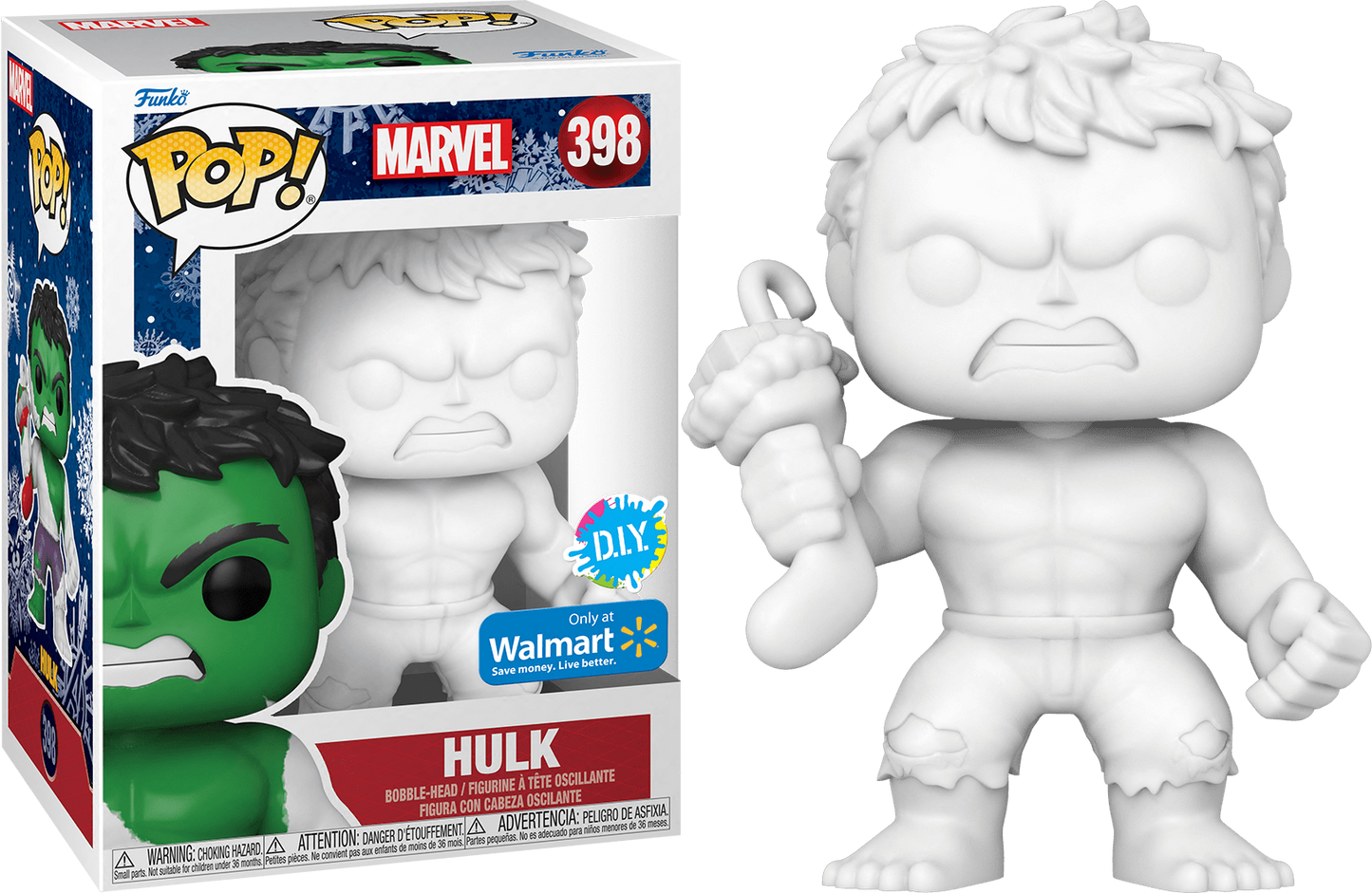 Funko Pop! Marvel: Hulk #398 D.I.Y. Walmart Exclusive