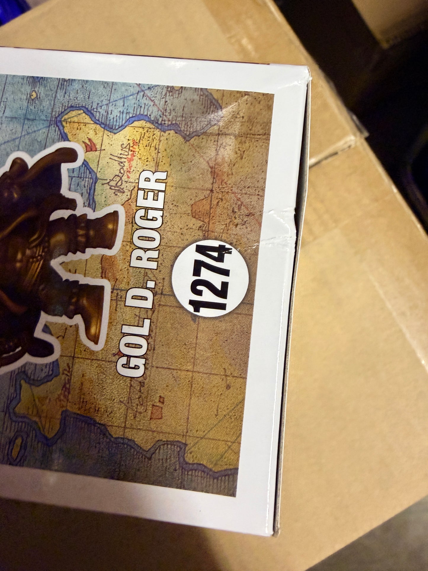 SDCC 2024 Funko Fundays Exclusive One Piece #1274 Gold Gol D. Roger Pop LE 3400