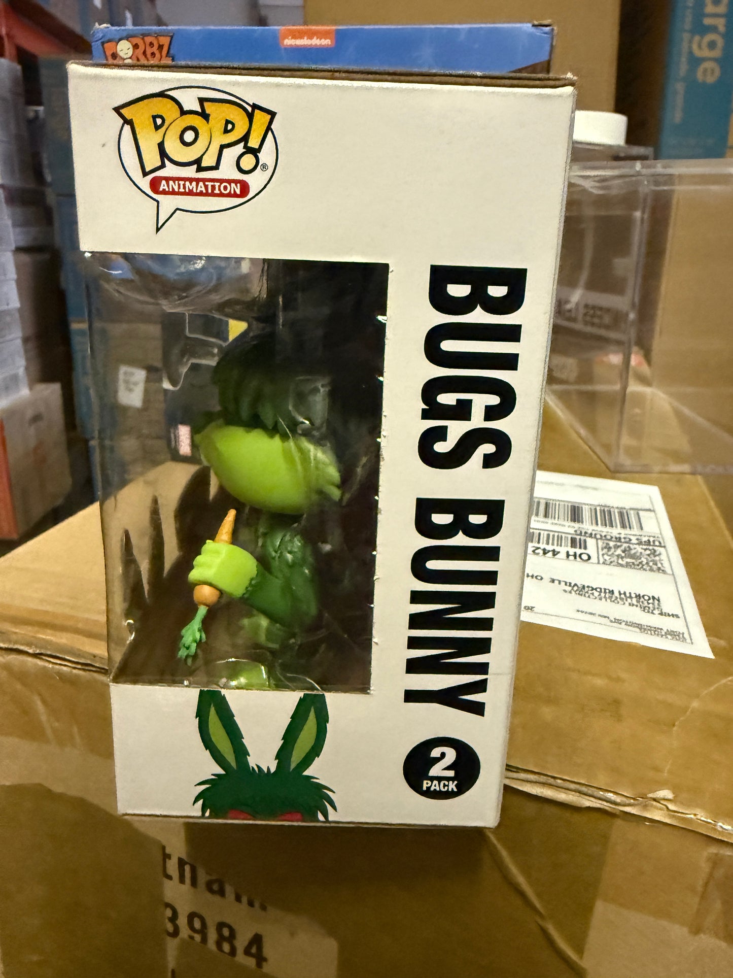 Funko Pop! Looney Tunes Mr. Hyde and Bugs Bunny 2-Pack SDCC Toy Tokyo 2017 LE850