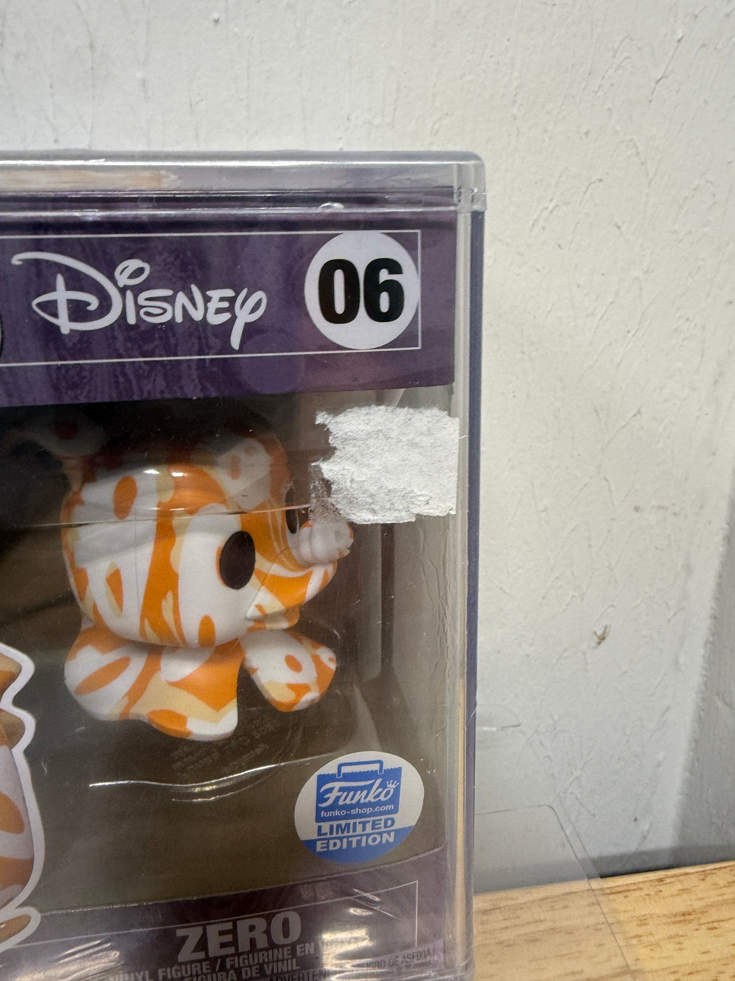 Funko POP! Disney The Nightmare Before Christmas Art Series Zero #6 DAMAGED