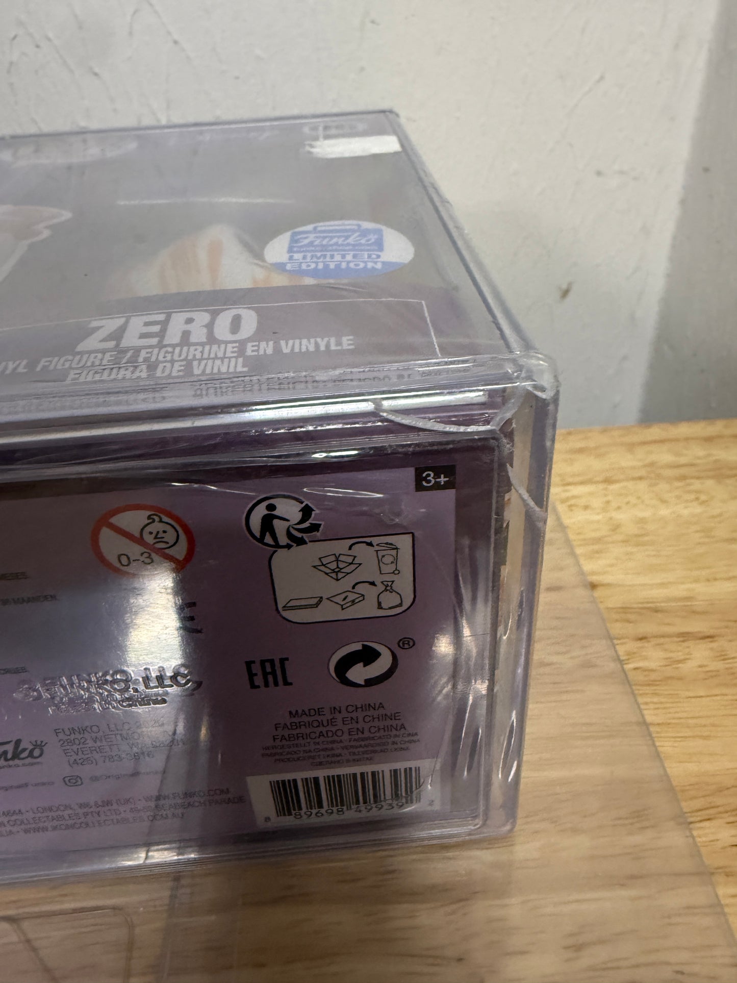 Funko POP! Disney The Nightmare Before Christmas Art Series Zero #6 DAMAGED