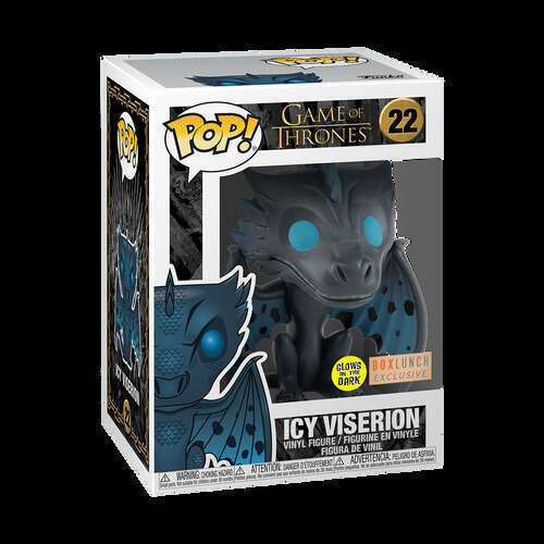 Funko Pop! Game of Thrones Icy Viserion #22 Box Lunch Glow