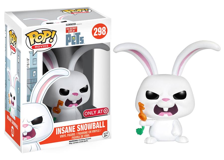 Funko Pop! The Secret Life of Pets Insane Snowball #298 Target Exclusive